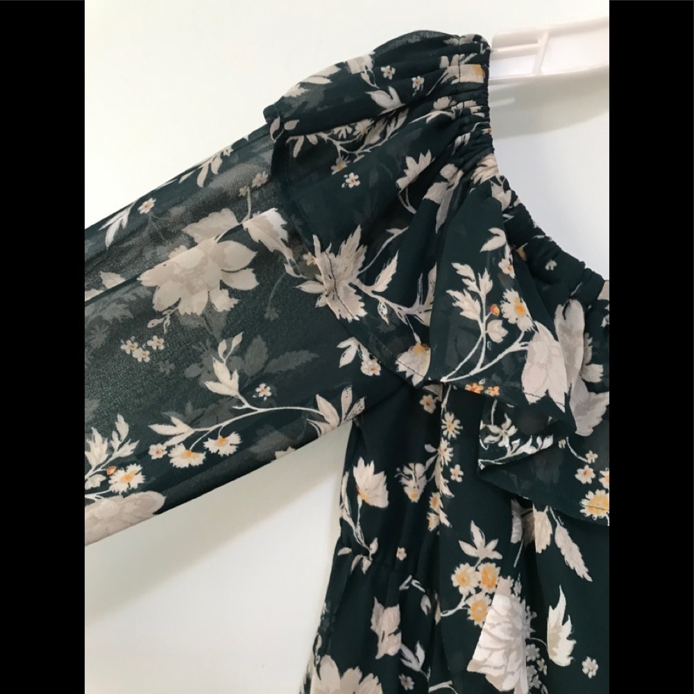 TORRID FLORAL CHIFFON OFF SHOULDER SKATER DRESS cc. - Picture 10 of 16